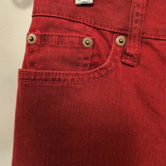 Womens‎ Lauren Jeans Co Lauren Ralph Lauren LRL Red Jeans Size 4P See Desc. EUC - Picture 10 of 16